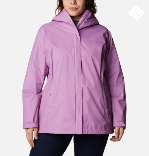 Women's Columbia Arcadia II Jackets Lavender | Plus Size CA-N0L54